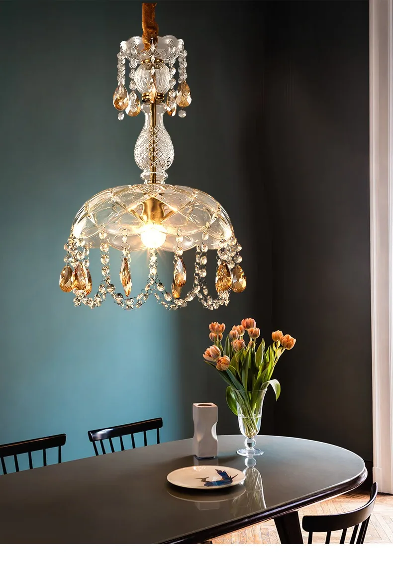 Nordic Crystal Chandelier — Bedroom, Bedside & Dining Room — view 6