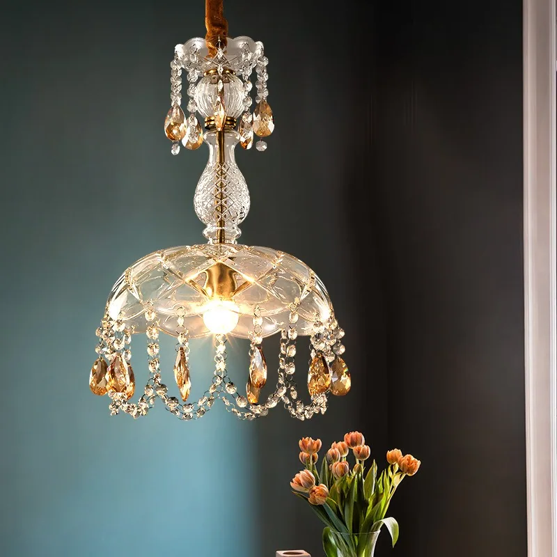 Nordic Crystal Chandelier — Bedroom, Bedside & Dining Room — view 3