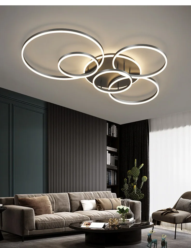 Minimalist LED Ceiling Light — Living Room, Bedroom & Dining Room — view 14