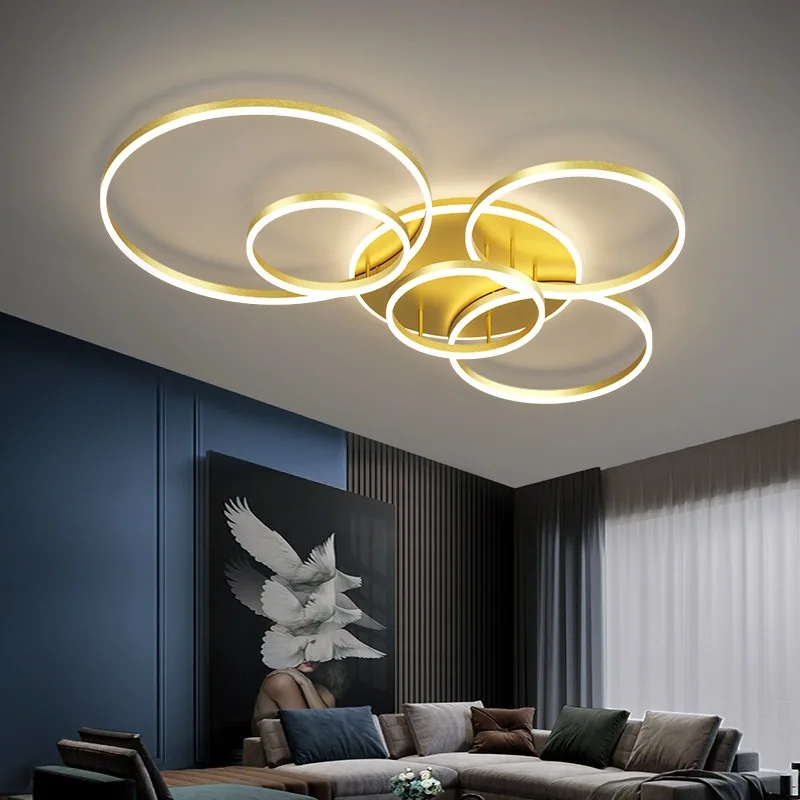Minimalist LED Ceiling Light — Living Room, Bedroom & Dining Room — view 1