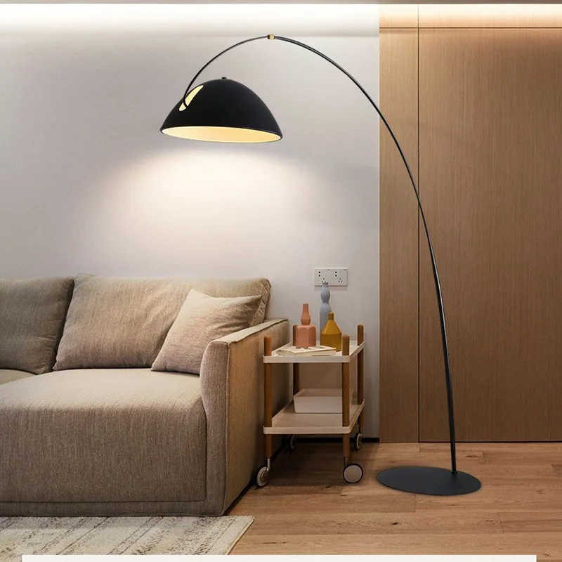 Modern Minimalist Floor Lamp — Living Room & Sofa — view 2