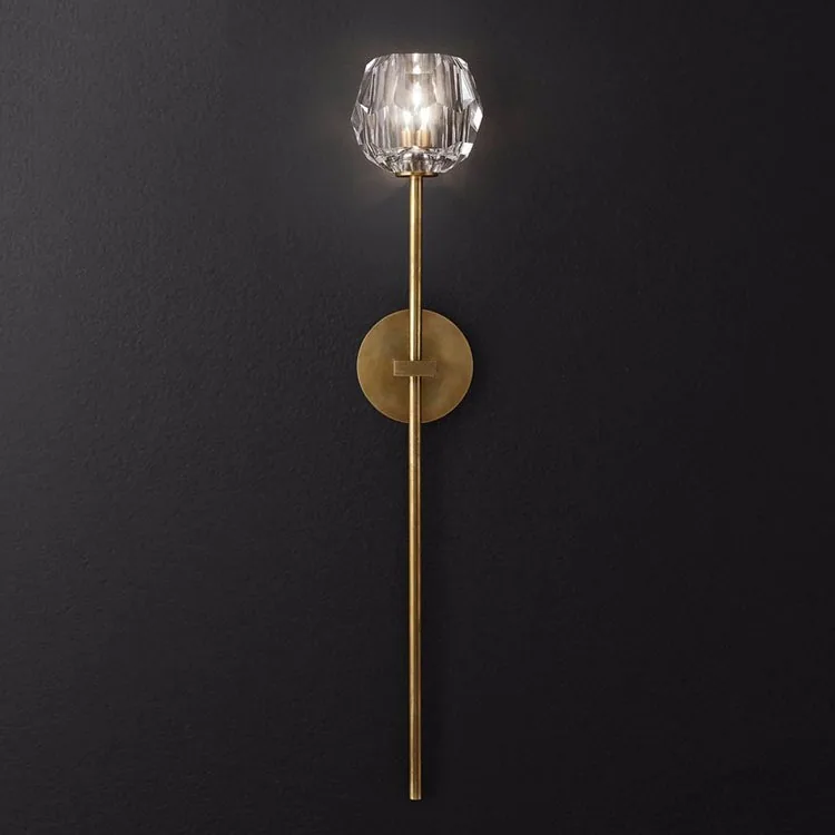 Minimalist Crystal Twin-Head Wall Lamp — Villa, Hotel & Living Room — view 8