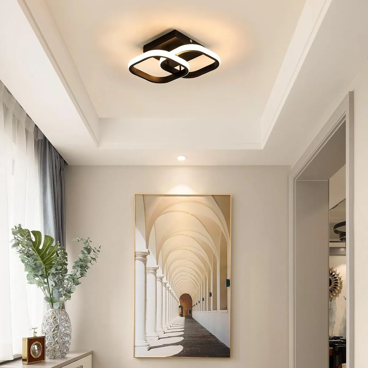 Modern Minimalist LED Ceiling Light — Walkway, Entryway & Balcony — view 12