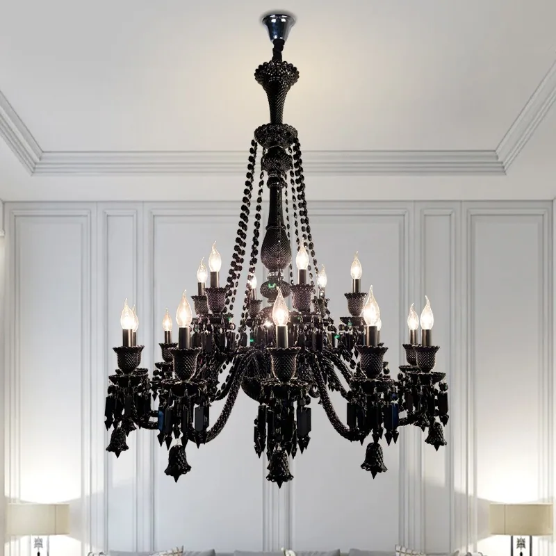 European Crystal Chandelier — Villa, Living Room & Bedroom — view 1