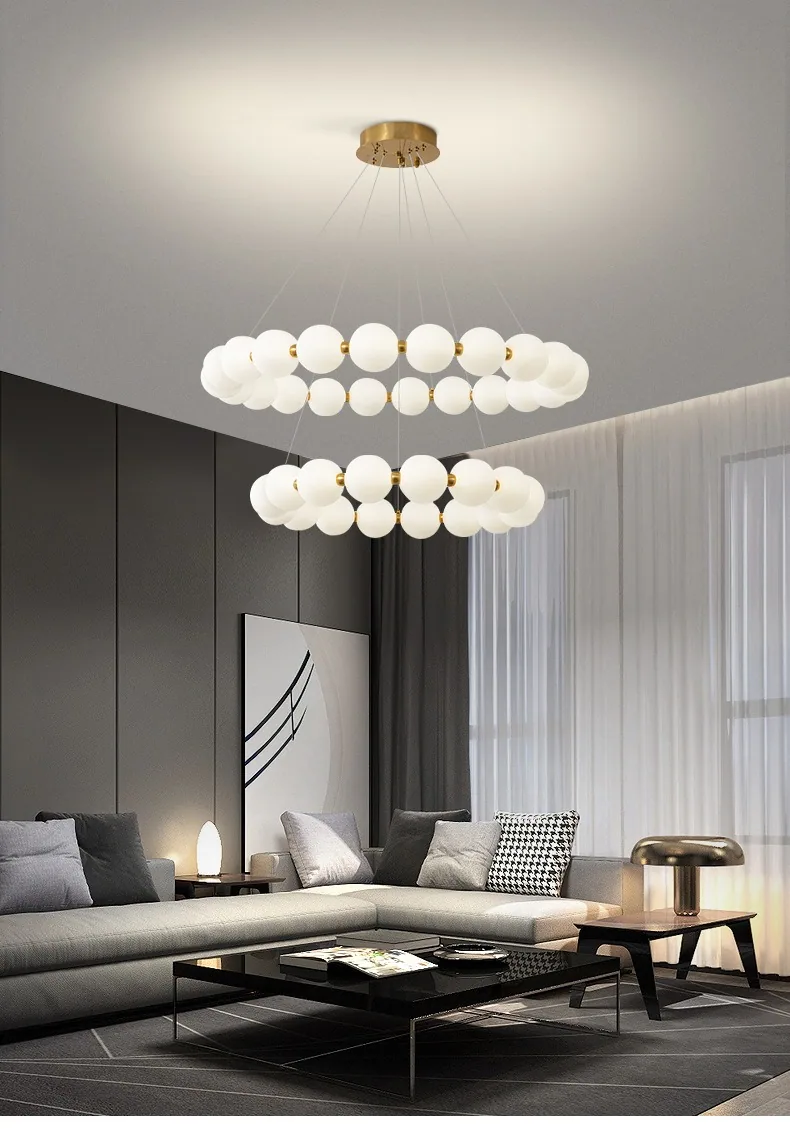 Modern Chandelier — Living Room, Bedroom & Bar Counter — view 6