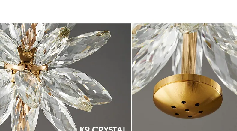 Light Luxury Crystal Wall Lamp — Living Room, Bedroom & Bedside (Model ZC-6586) — view 14