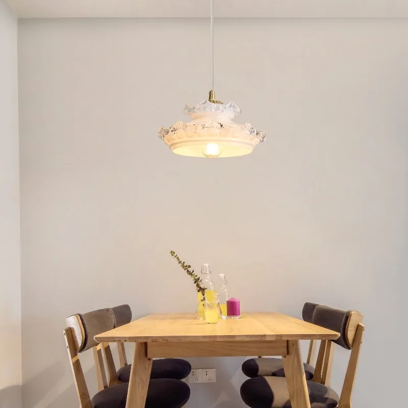 Modern Minimalist Solid Brass Chandelier — Bedroom, Bedside & Dining Room — view 2