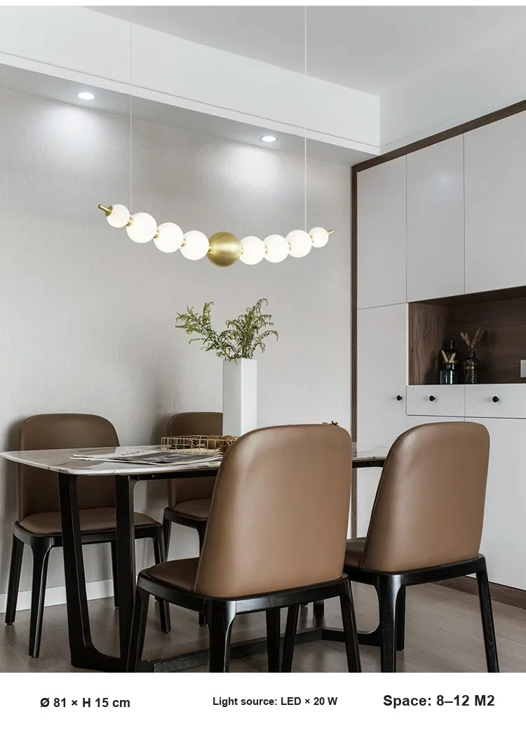 Nordic Chandelier — Dining Room — view 9