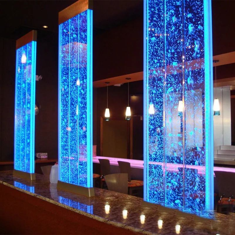 Acrylic Bubble Water Screen — UV-Printed Entrance Partition — view 5