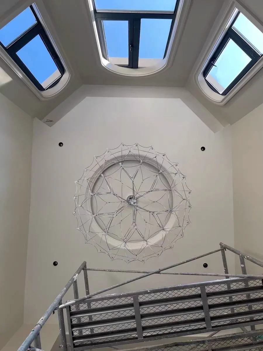 Minimalist Crystal Chandelier — Duplex, Stairwell & Villa (Model 465152163) — view 18