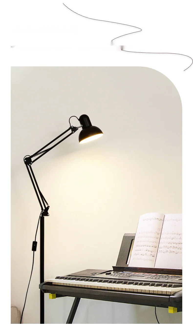 Nordic LED Remote-Controlled Floor Lamp — Living Room, Bedroom & Study — view 11