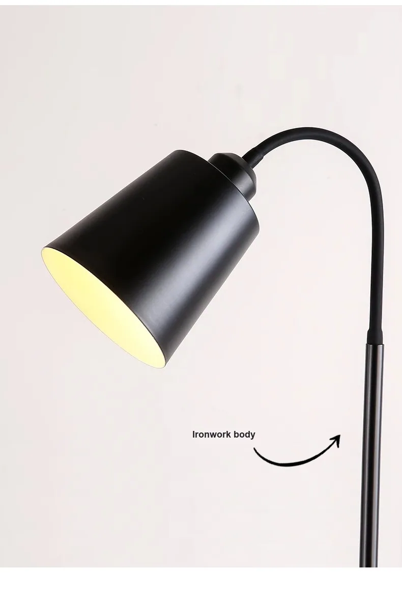 Modern Minimalist LED Eye-Care Floor Lamp — Living Room, Bedroom & Study — view 8