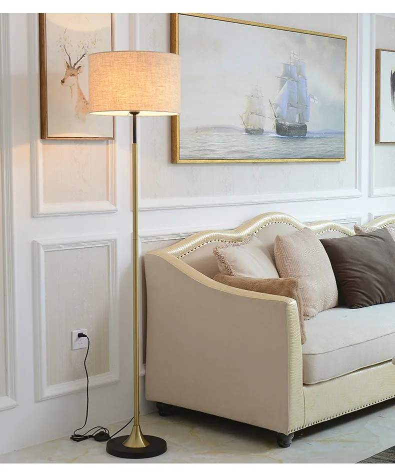 Modern Minimalist LED Ironwork Floor Lamp — Hotel — view 6