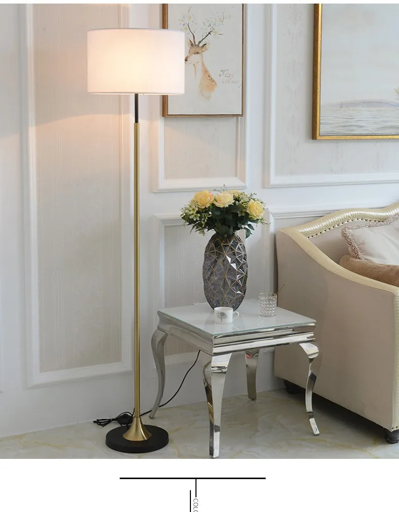 Modern Minimalist LED Ironwork Floor Lamp — Hotel — view 7