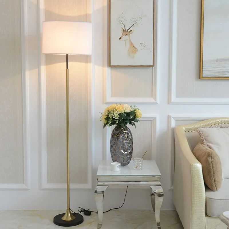Modern Minimalist LED Ironwork Floor Lamp — Hotel — view 1
