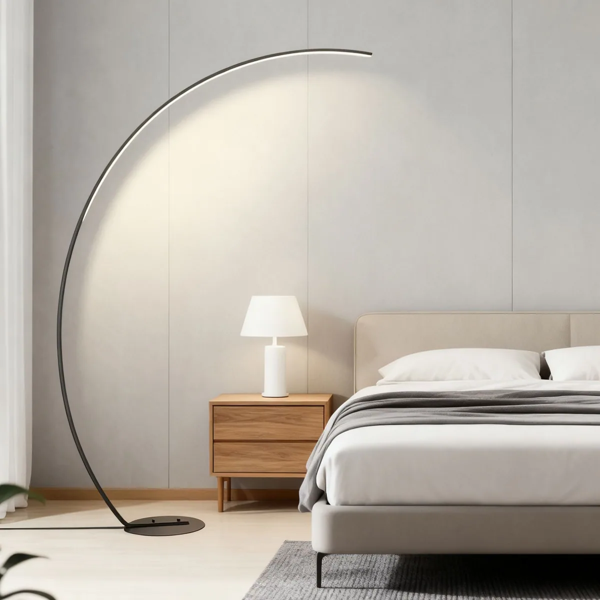 Modern Minimalist Floor Lamp — Living Room, Bedroom & Sofa — view 3