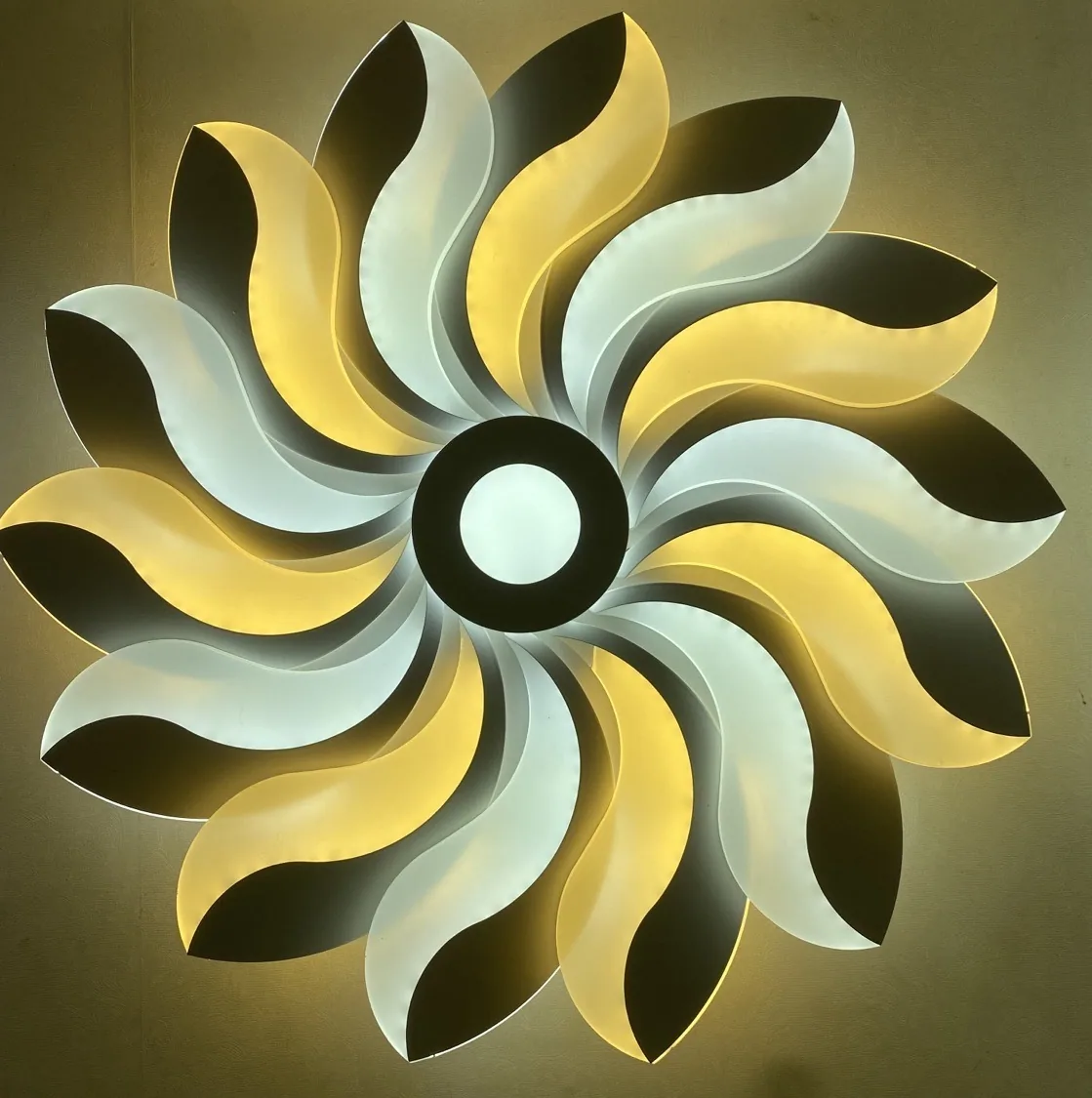 Modern LED Ceiling Light — Living Room & Bedroom — view 1