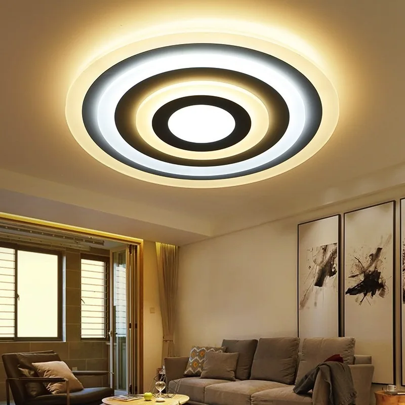 Round LED Ceiling Light — Bedroom, Study & Corridor — view 1