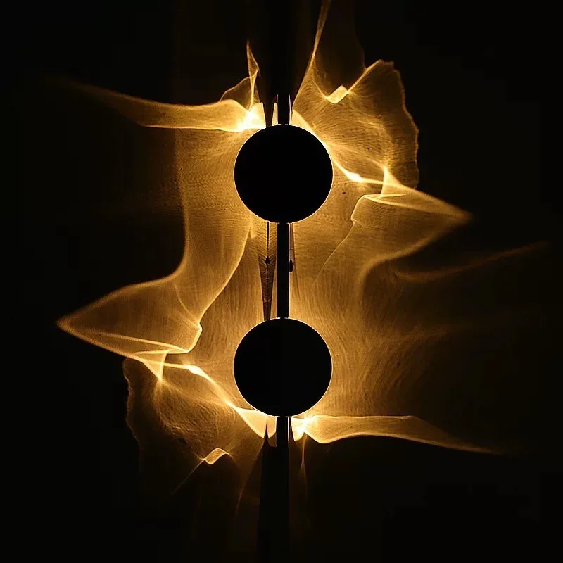 Nordic Stainless Steel Wall Lamp — Bedroom & Entryway — view 1