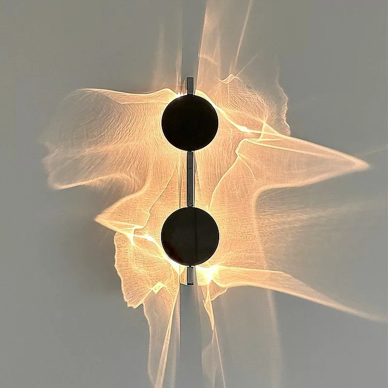 Nordic Stainless Steel Wall Lamp — Bedroom & Entryway — view 2