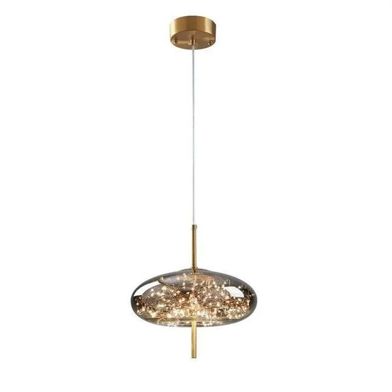 Nordic Glass Chandelier — Hotel, Bedroom & Bedside — view 12