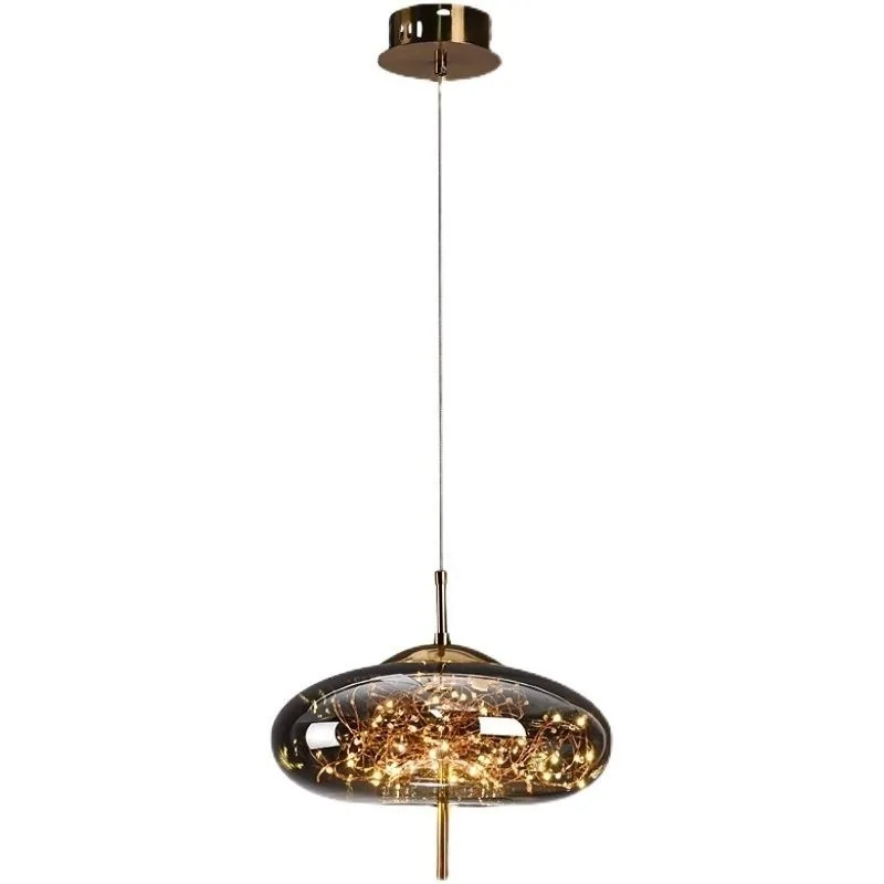 Nordic Glass Chandelier — Hotel, Bedroom & Bedside — view 4