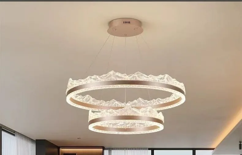 Light Luxury LED Chandelier — Living Room & Lobby — view 12