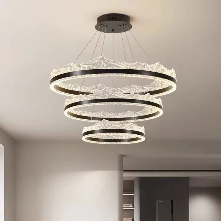 Light Luxury LED Chandelier — Living Room & Lobby — view 4