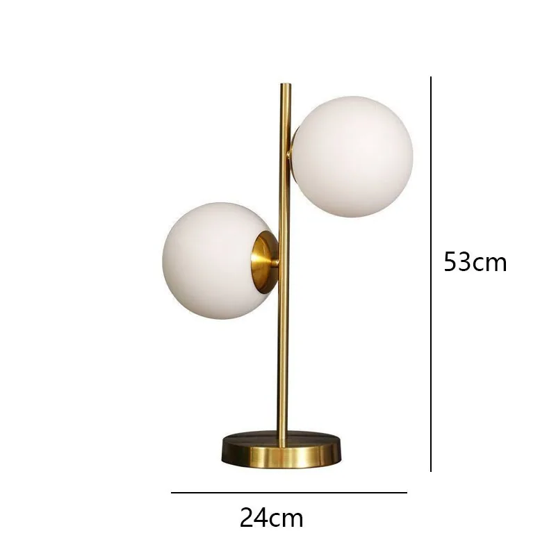 Nordic Glass Globe Floor Lamp — Living Room, Bedroom & Dining Room — view 2