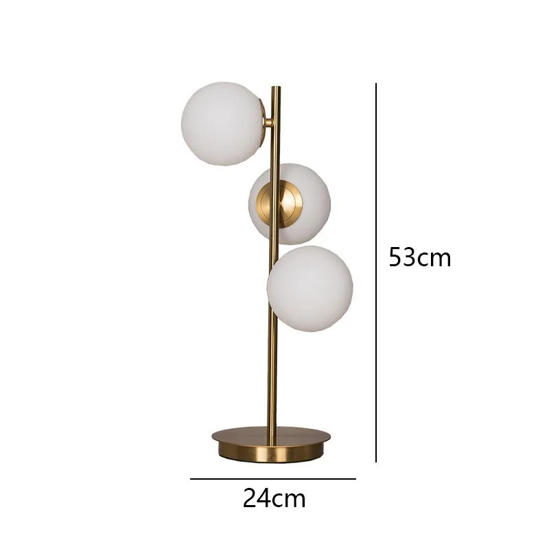 Nordic Glass Globe Floor Lamp — Living Room, Bedroom & Dining Room — view 4