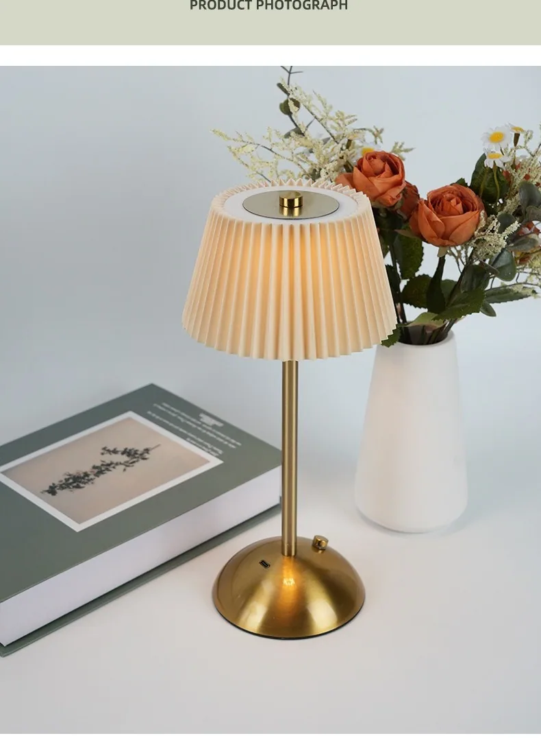 Nordic Fabric Table Lamp — Bedroom, Bedside & Dining Room — view 9