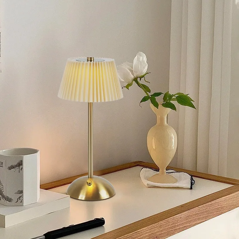 Nordic Fabric Table Lamp — Bedroom, Bedside & Dining Room — view 3