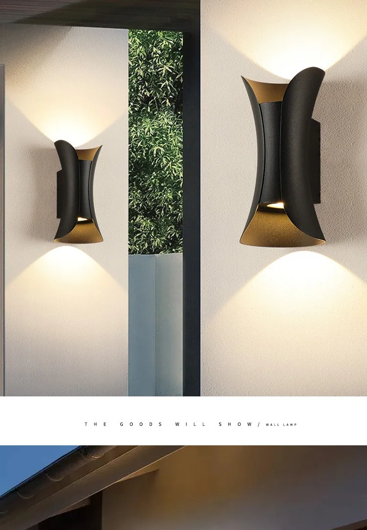 European LED Waterproof Outdoor Wall Light — Stairwell, Hotel & Living Room — view 8