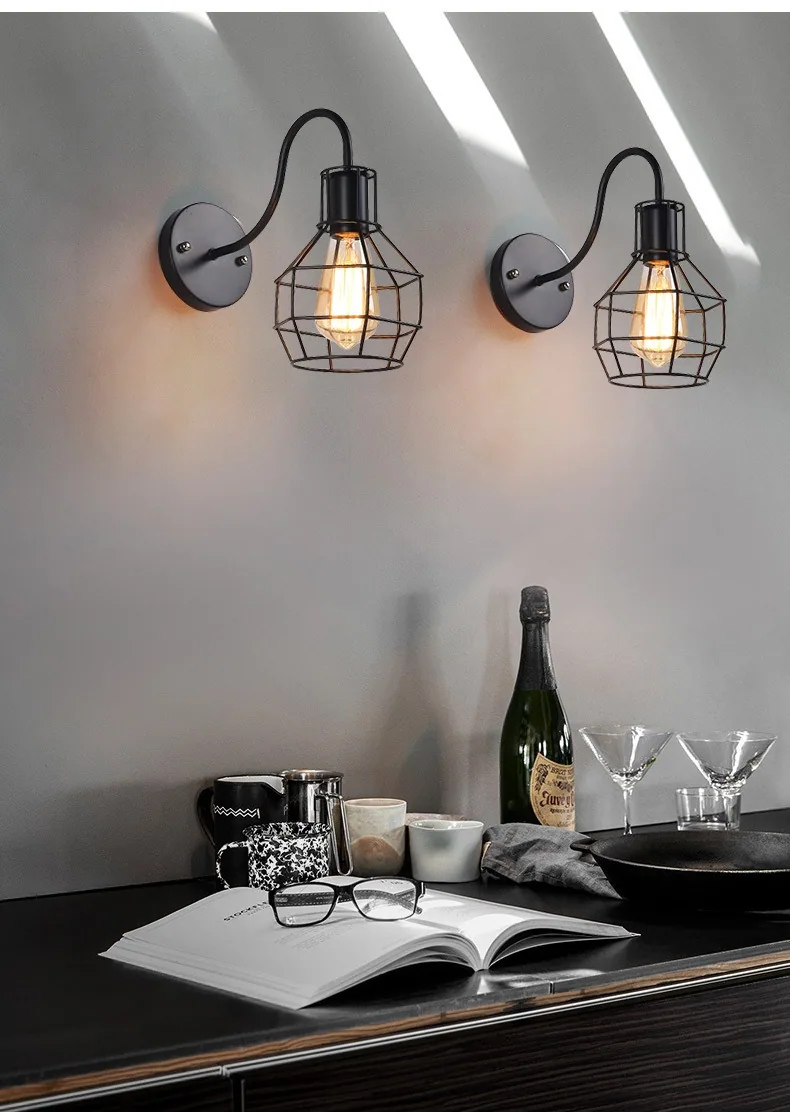 American Ironwork Wall Lamp — Bedroom, Dining Room & Bar Counter — view 10