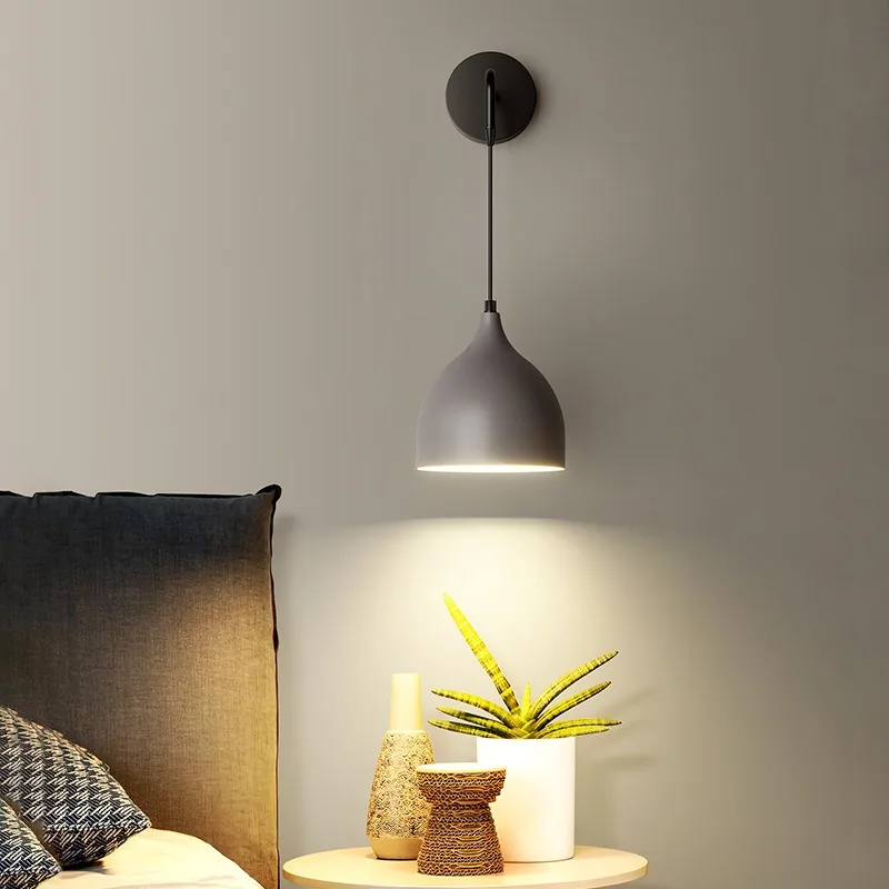 Modern Minimalist Wall Lamp — Living Room, Bedroom & Bedside — view 2