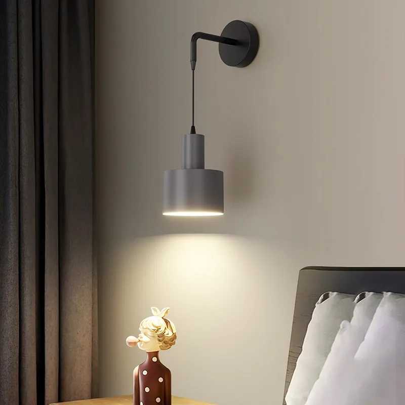 Modern Minimalist Wall Lamp — Living Room, Bedroom & Bedside — view 3