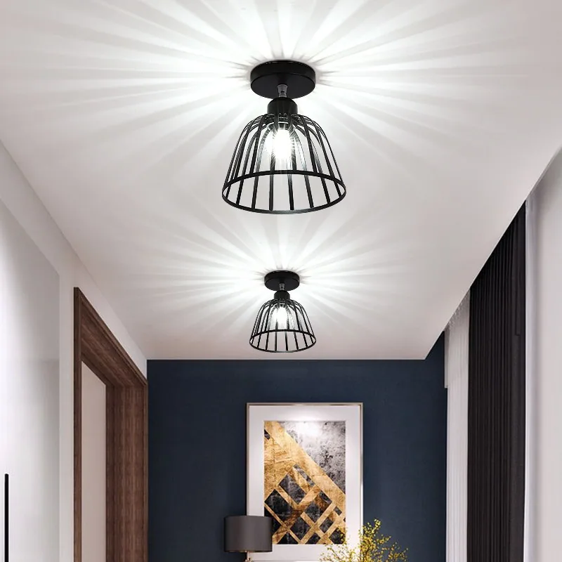 Nordic LED Ironwork Ceiling Light — Walkway, Corridor & Entryway — view 2