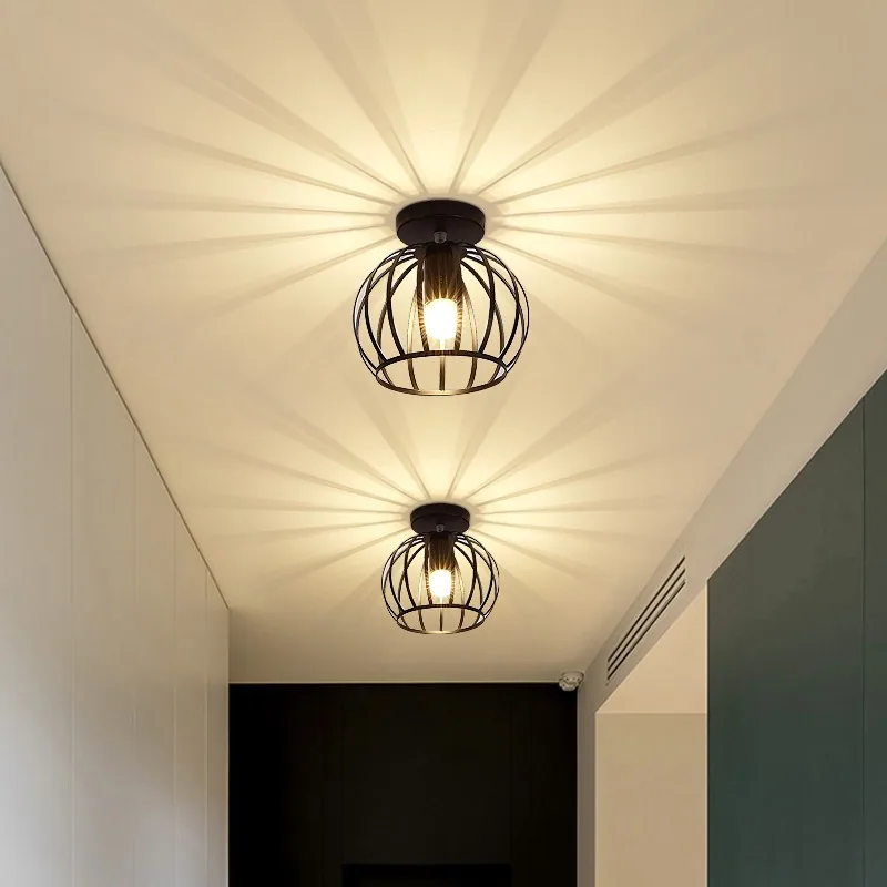 Nordic LED Ironwork Ceiling Light — Walkway, Corridor & Entryway — view 3
