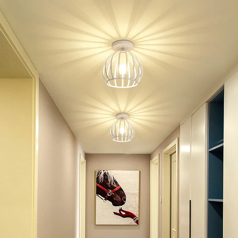 Nordic LED Ironwork Ceiling Light — Walkway, Corridor & Entryway — view 5