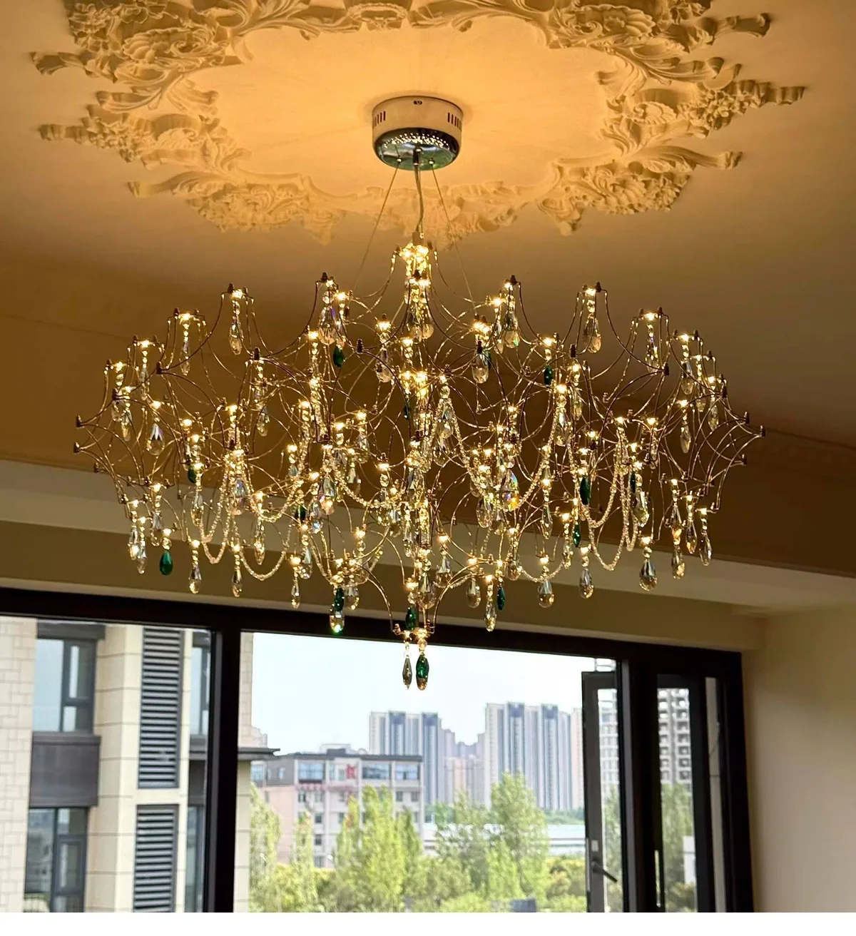 Light Luxury Crystal Chandelier — Living Room, Bedroom & Dining Room — view 6