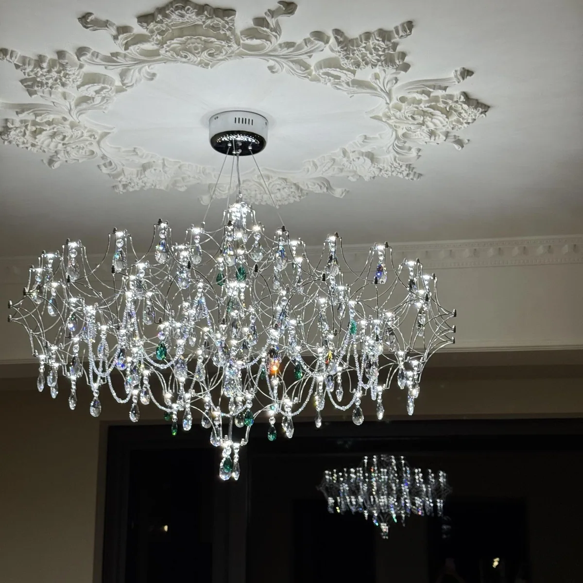 Light Luxury Crystal Chandelier — Living Room, Bedroom & Dining Room — view 1