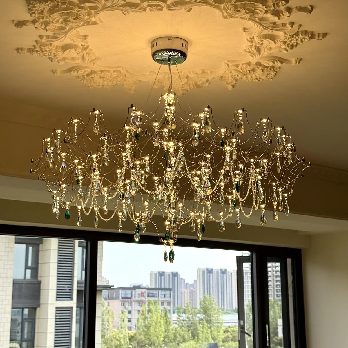 Light Luxury Crystal Chandelier — Living Room, Bedroom & Dining Room — view 2