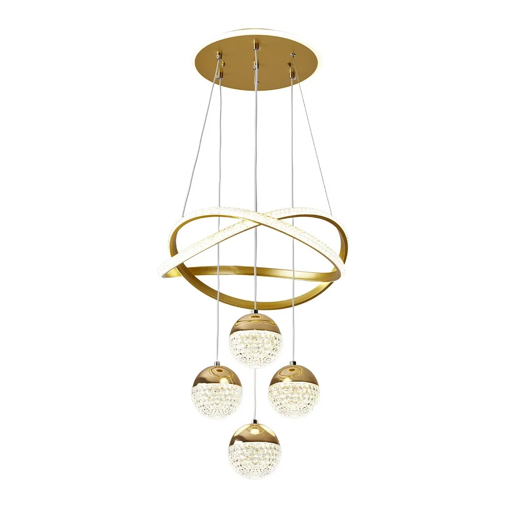 Modern Minimalist Chandelier — Living Room, Bedroom & Dining Room — view 5