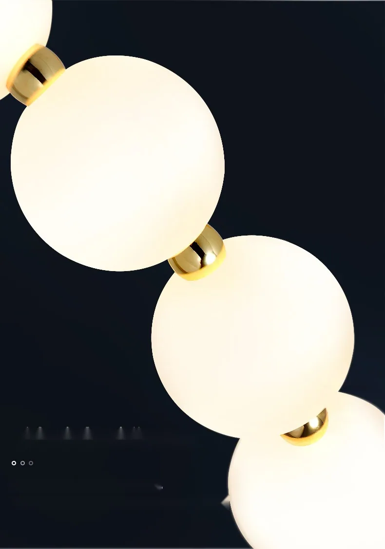 Modern Minimalist LED Round Chandelier — Living Room, Bedroom & Dining Room — view 12