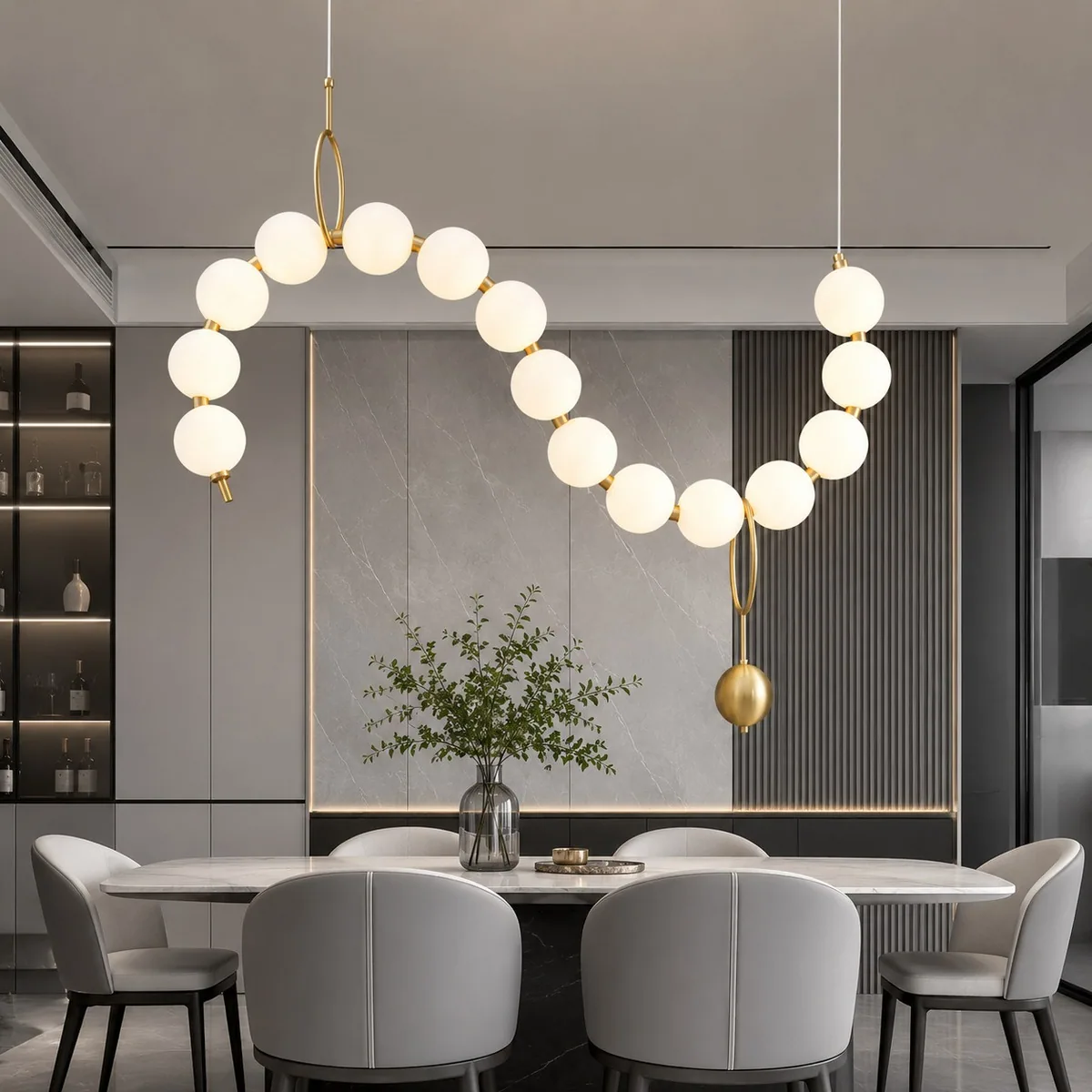 Nordic Chandelier — Living Room, Master Bedroom & Dining Room — view 11