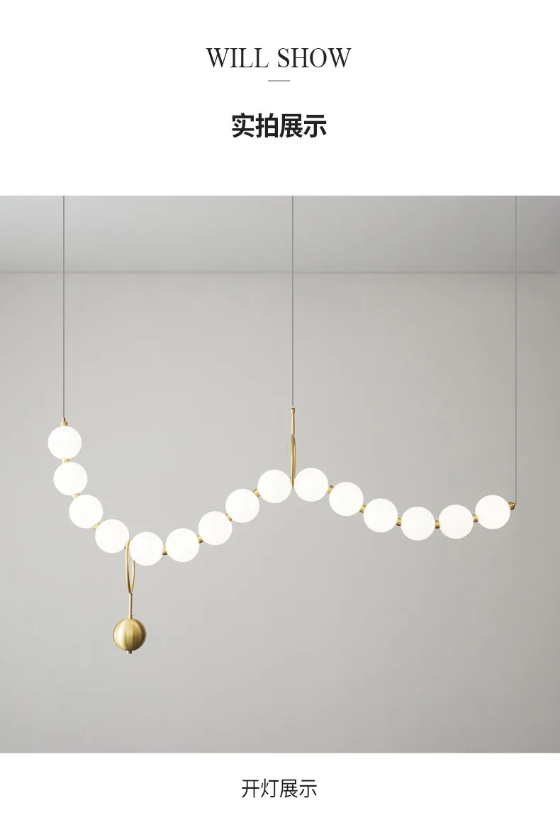 Nordic Chandelier — Living Room, Master Bedroom & Dining Room — view 12