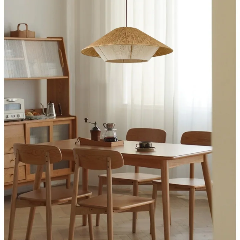 Minimalist Bamboo Chandelier — Living Room & Balcony — view 12