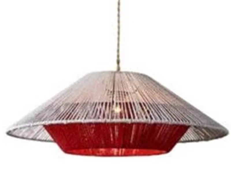 Minimalist Bamboo Chandelier — Living Room & Balcony — view 9