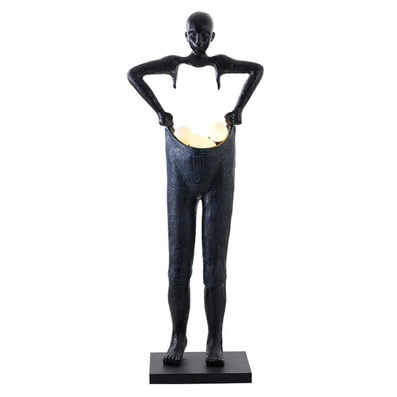 Nordic Abstract Figure Sculpture — Landscape Art Piece — view 5
