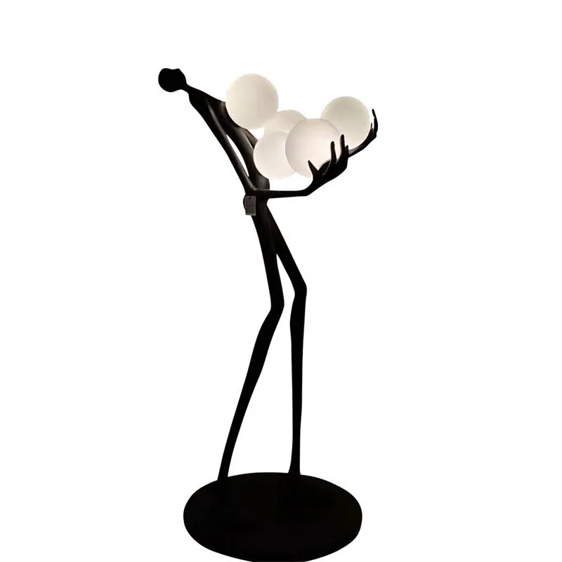 Modern Abstract Figure Sculpture — Mall & Outdoor Art — view 4